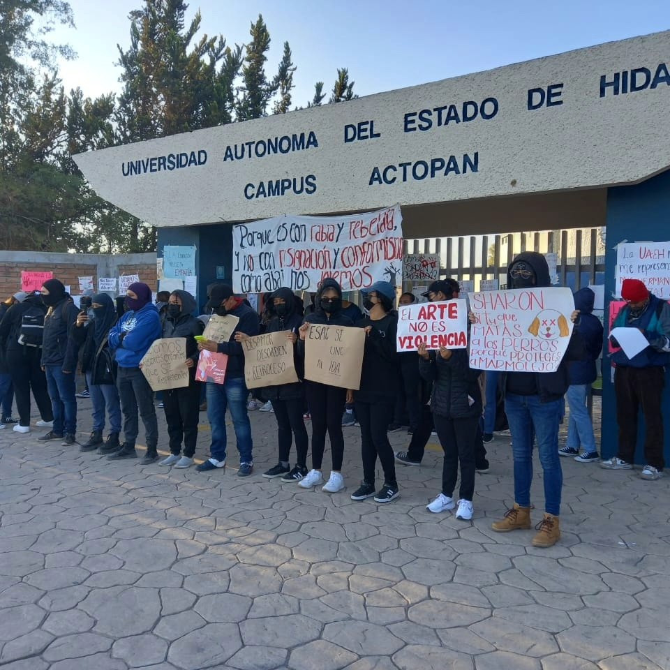 Paro UAEH: Paristas de la Escuela Superior de Actopan exigen infraestructura