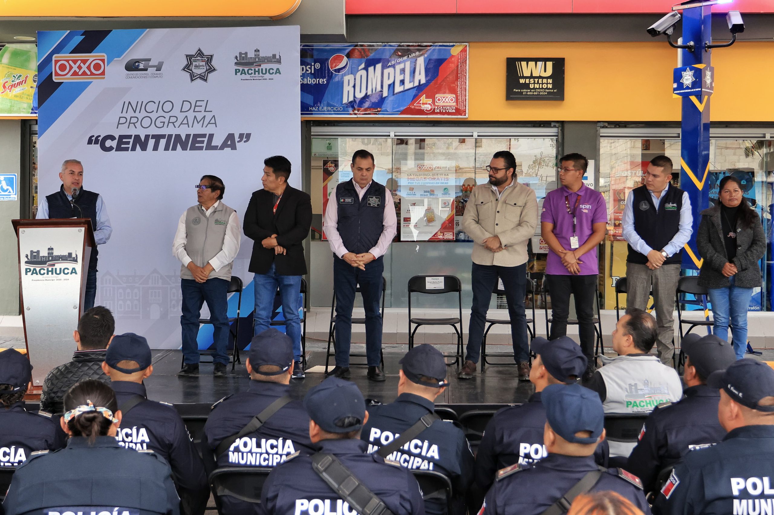 Pachuca: arranca programa ‘Centinela’ en tiendas Oxxo