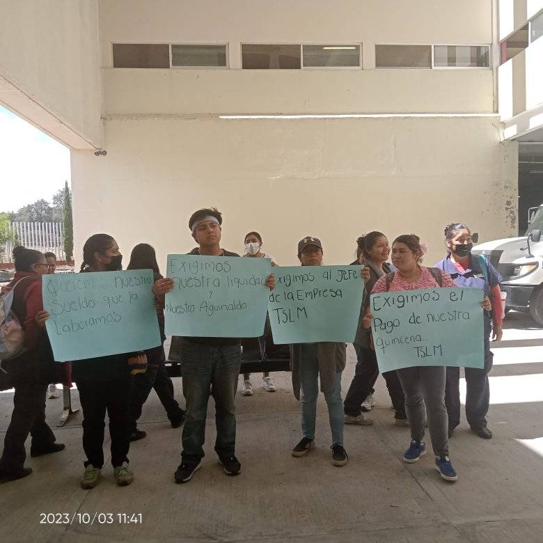 Hospital General de Tulancingo: trabajadores de intendencia se van a paro. Te decimos porqué