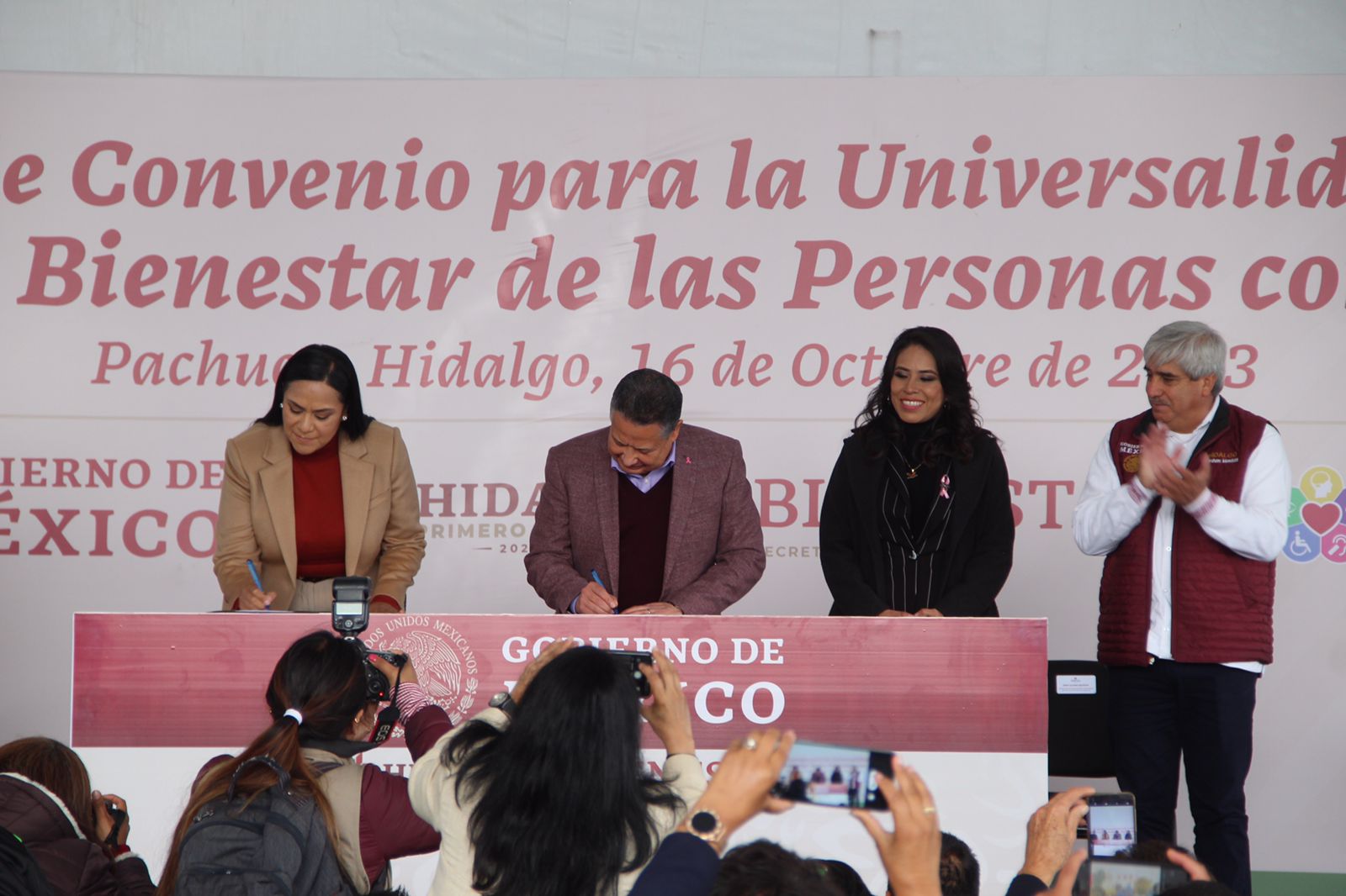 Firma convenio Hidalgo con Secretaría del Bienestar federal