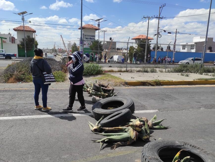 ¡Alerta Vial! Bloquean la carretera Pachuca-Sahagún