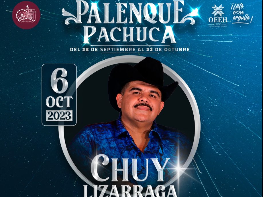 Chuy Lizárraga en el Palenque Pachuca 2023: te decimos precio y donde comprar los boletos