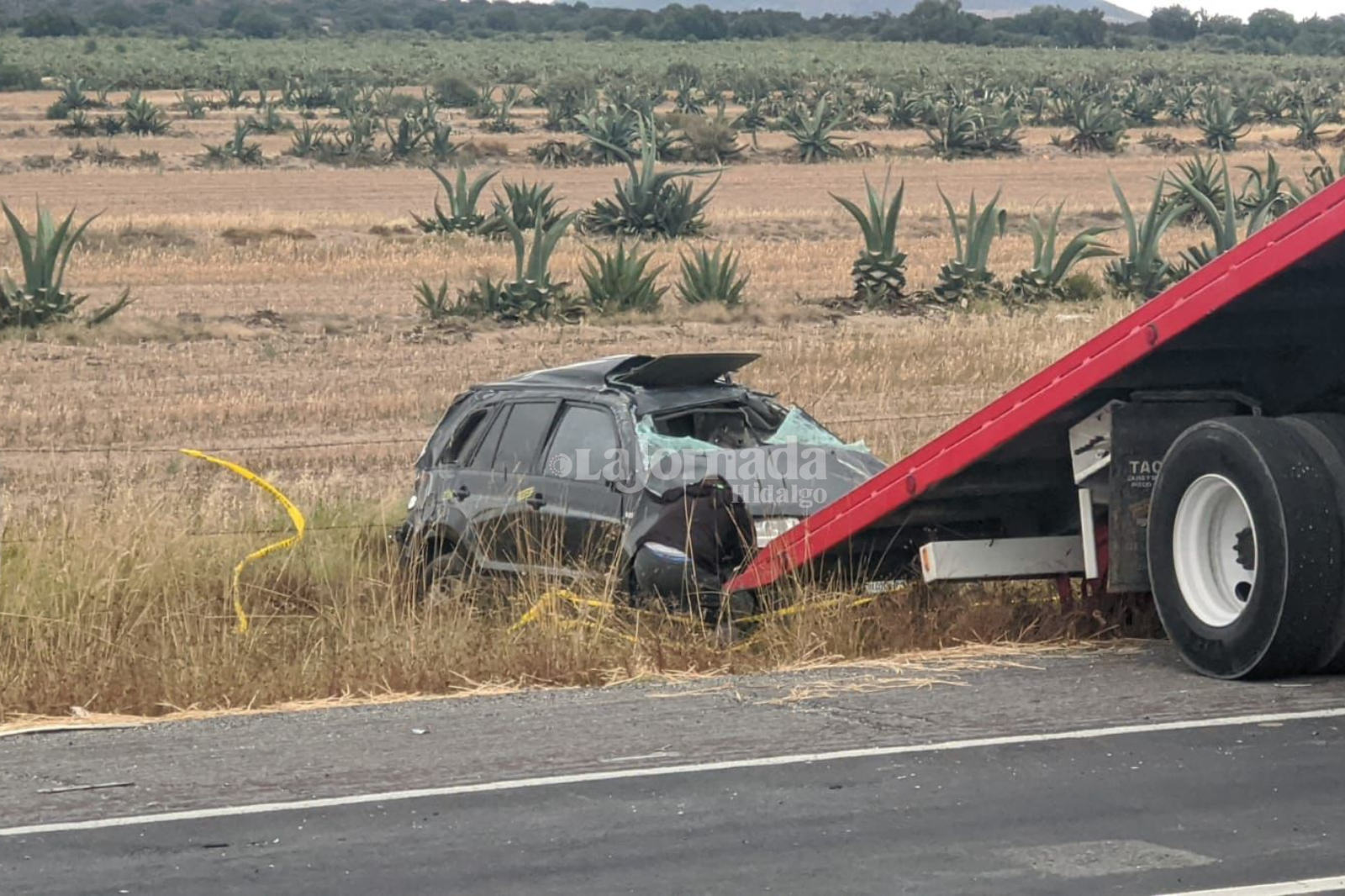 Carretera Pachuca-Sahagún: reportan una persona sin vida en accidente