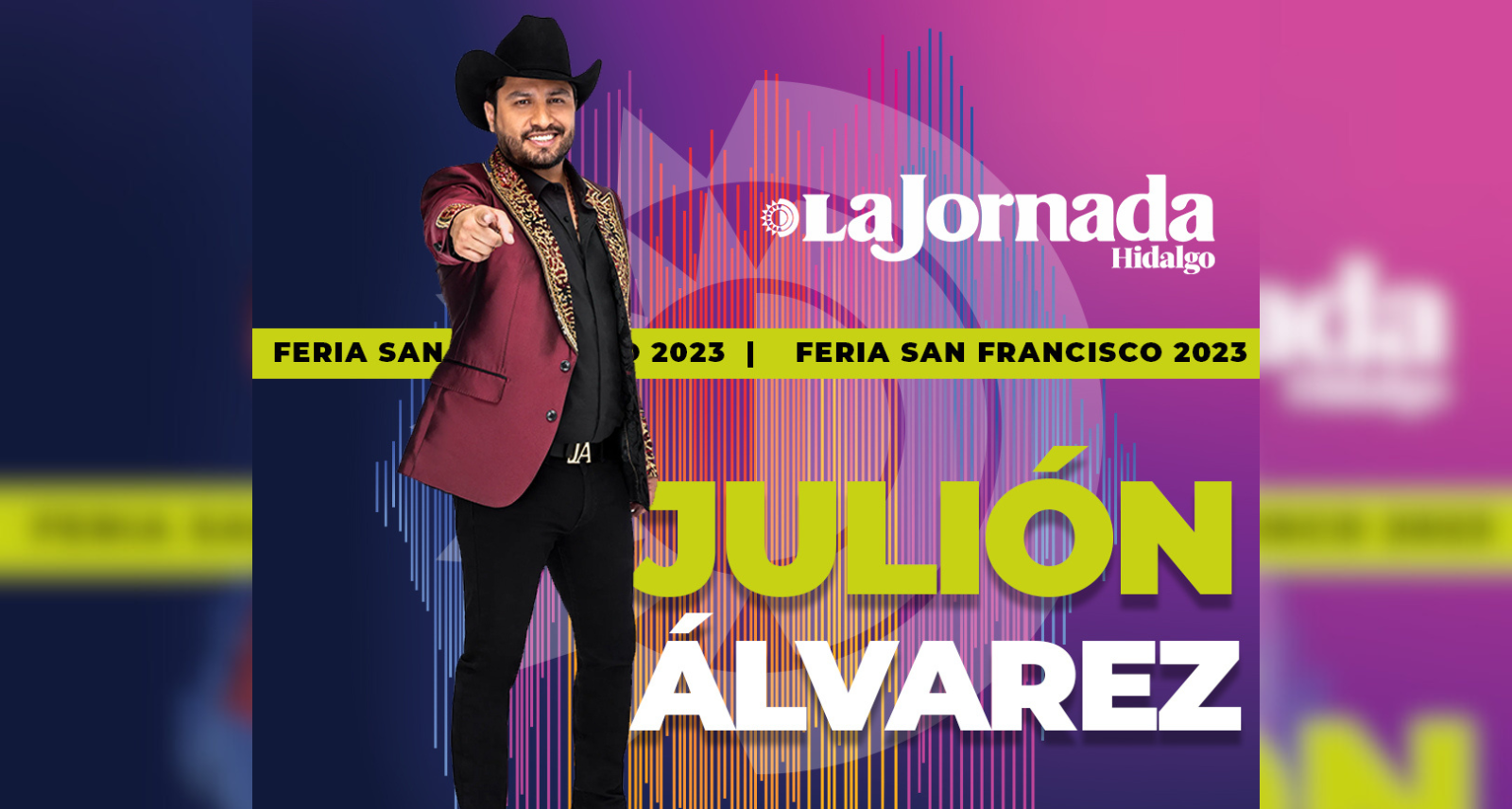 Julión Álvarez en Pachuca 2023: ¡Gana un pase doble para su Palenque!