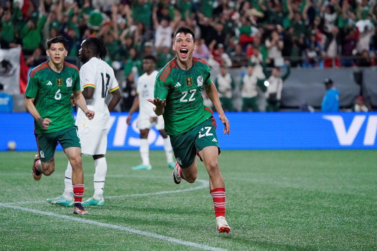 Con goles de Lozano y Antuna, México superó 2-0 a Ghana