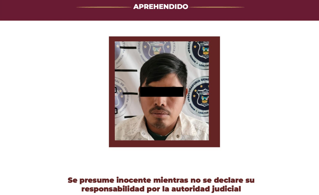 Chapulhuacán: detienen a hombre por violación contra menor de edad