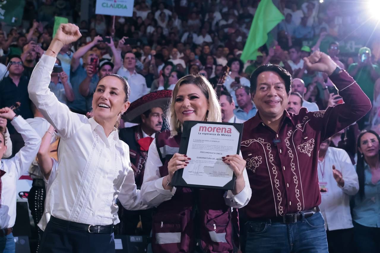 Claudia Sheinbaum asiste a arranque de precampaña de Claudia Delgadillo en Jalisco