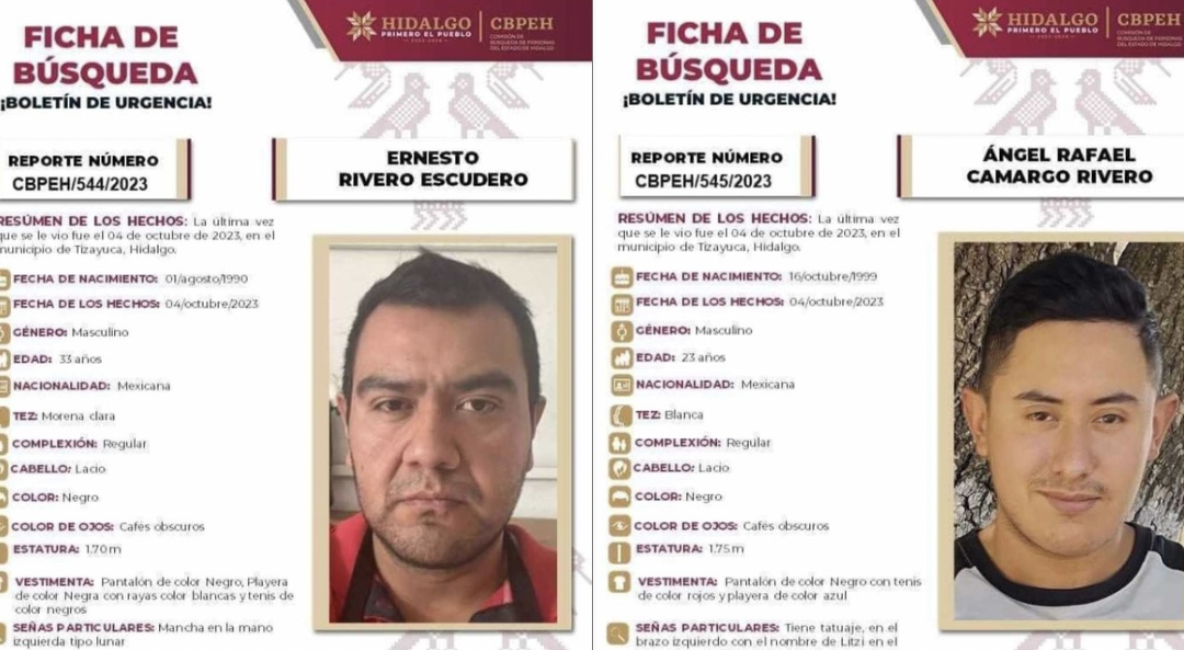 Tizayuca: Familiares de desaparecidos exigen acelerar su localización