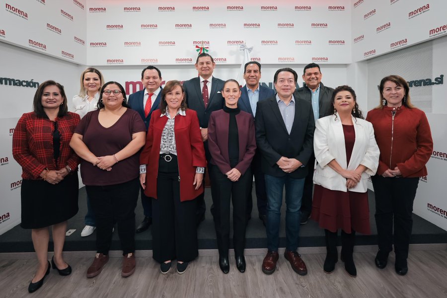 Claudia Sheinbaum se reúne con coordinadores de la transformación de Morena