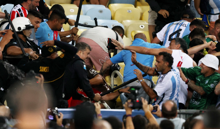 Inaceptable, la violencia, dice Infantino tras incidentes en el Maracaná