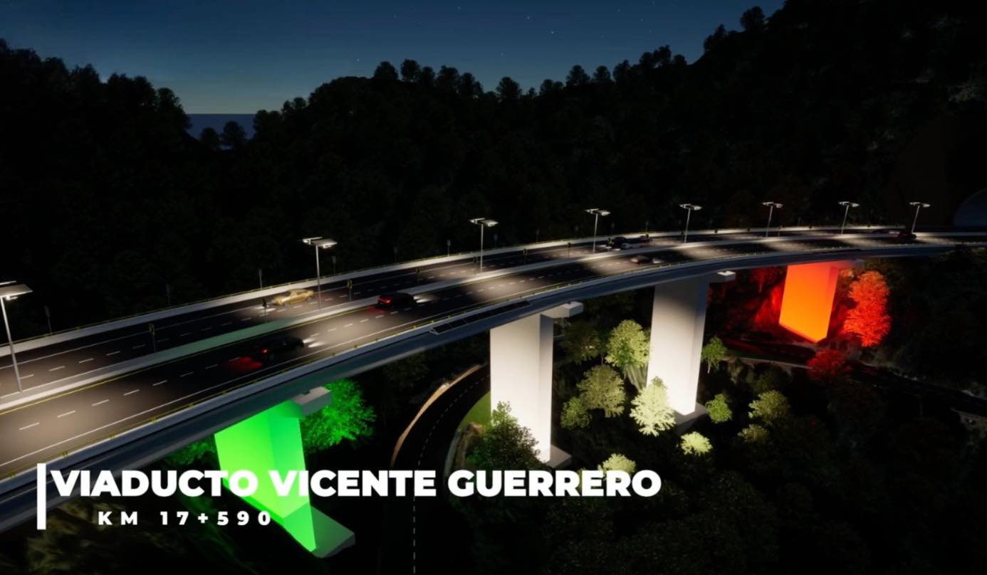 Autopista Real del Monte-Huasca: así serán loa nuevos viaductos