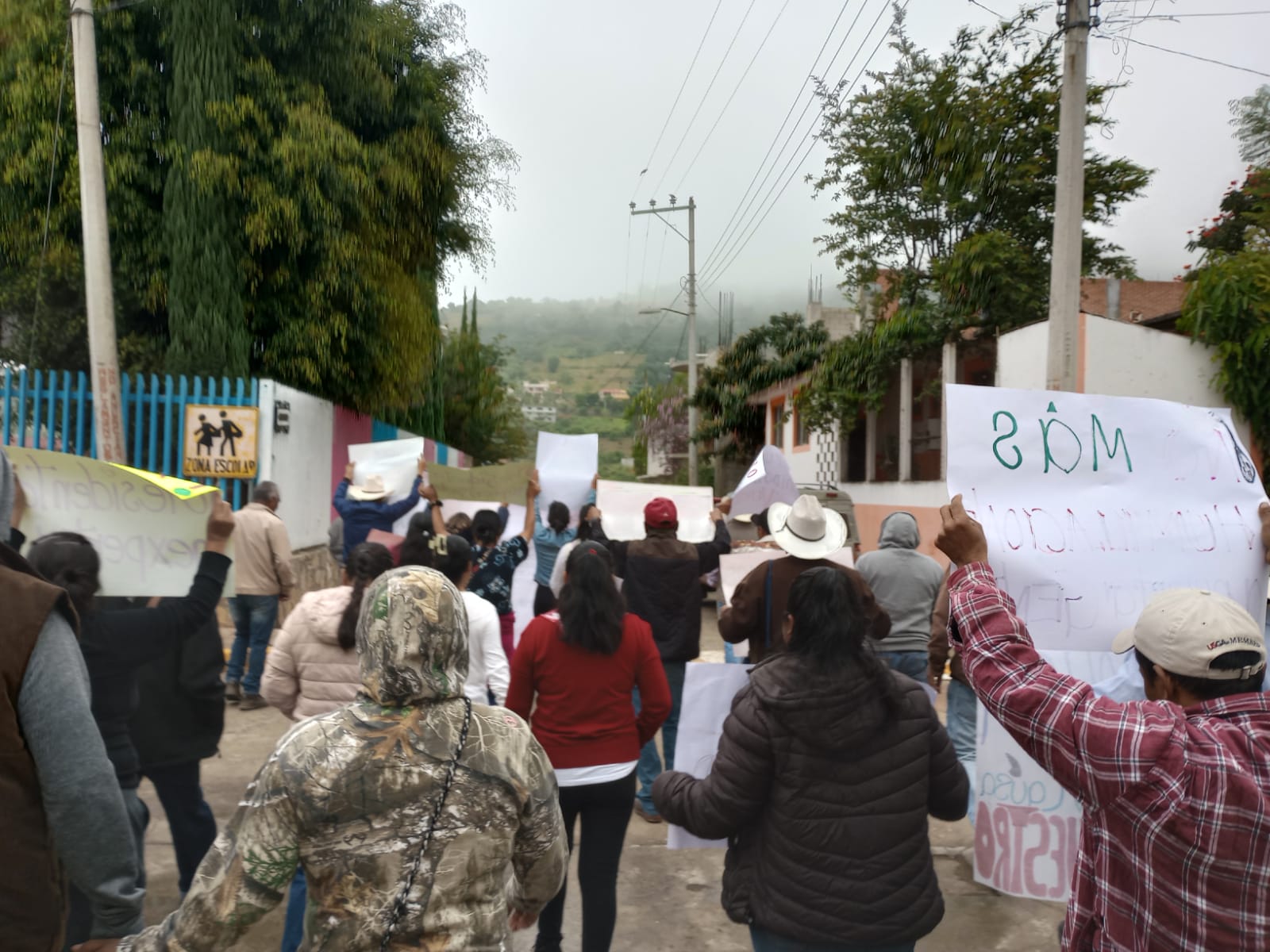 Nicolás Flores: nueva manifestación en la alcaldía por esta razón