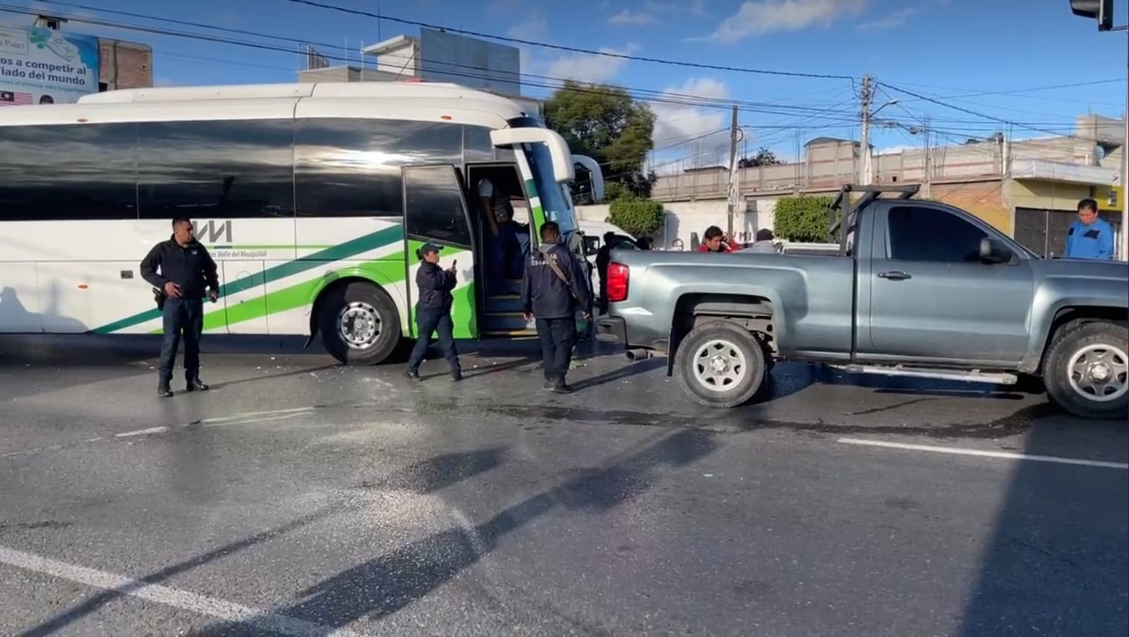 Actopan: regidor sería responsable de accidente contra autobús de AVM