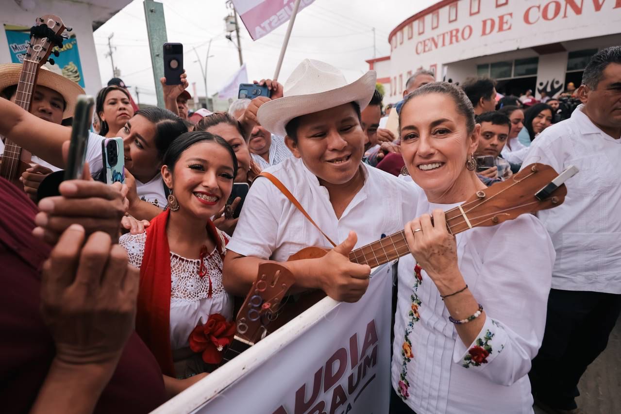 Claudia Sheinbaum resalta la defensa de la 4T en evento de precampaña