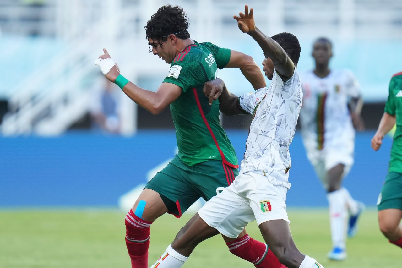 Foto de la Selección Mexicana y Malí sub-17.