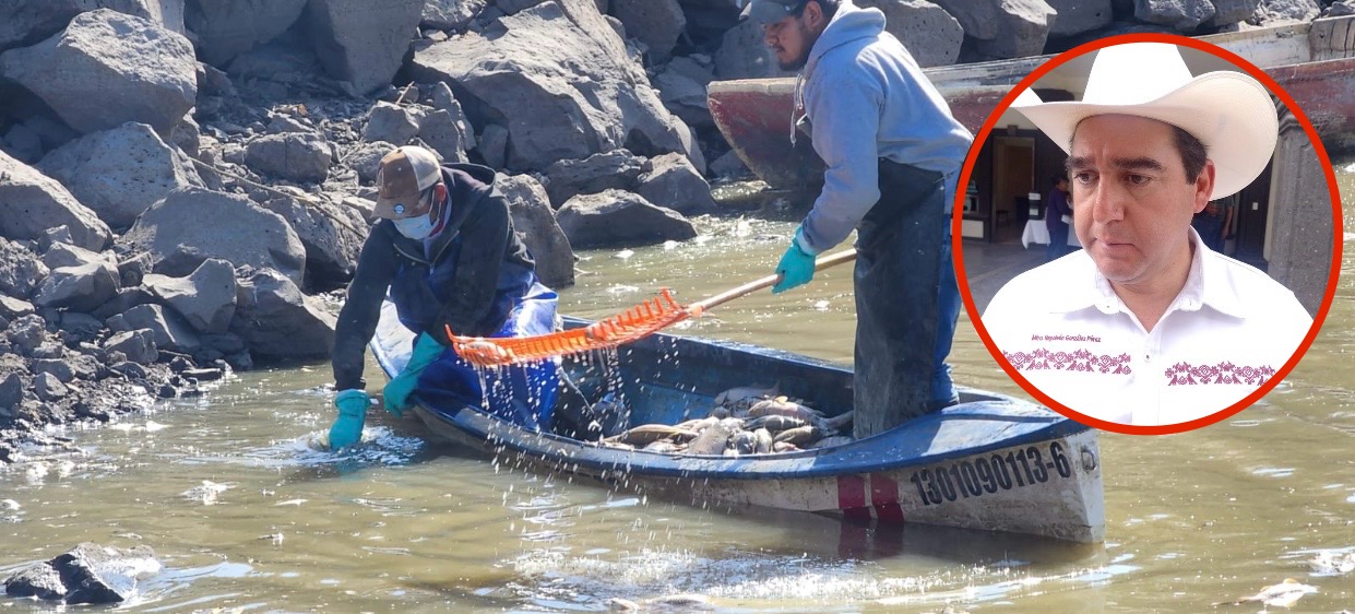 Presa Requena: Entregan apoyos a pescadores tras pérdidas por sequía