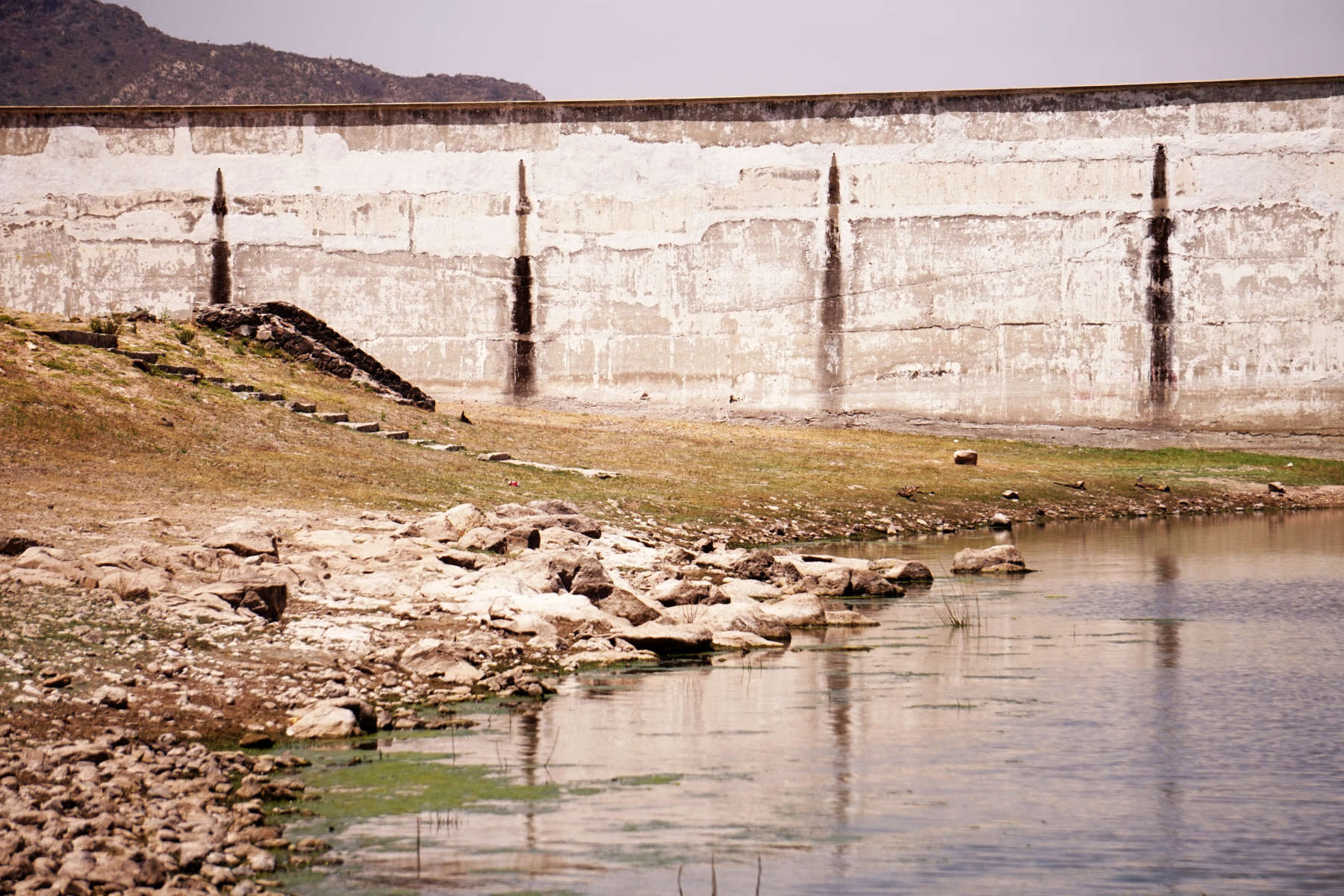 Al cierre del año, presa Vicente Aguirre termina prácticamente seca 