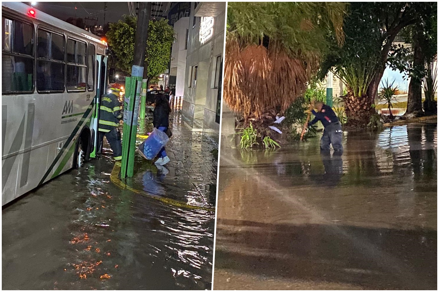 Tula de Allende: autos inundados y drenaje colapsado por lluvias