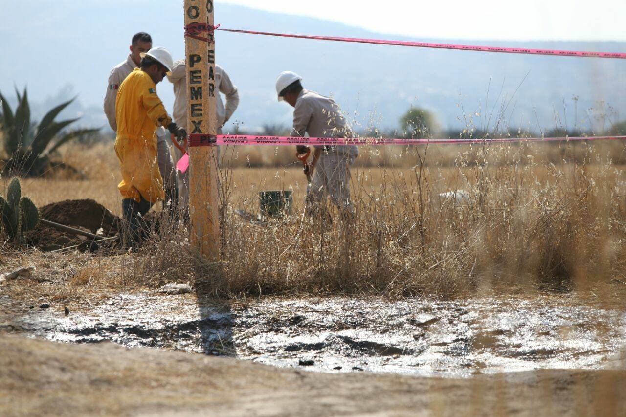 Tetepango: hallan fuga en toma clandestina tras fuerte olor a combustible