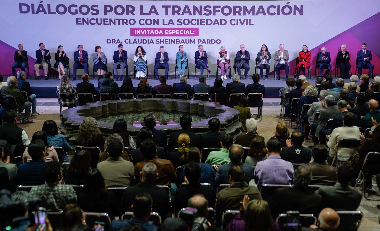 Presenta Claudia Sheinbaum diálogos por la Transformación para construir el segundo piso de la 4T