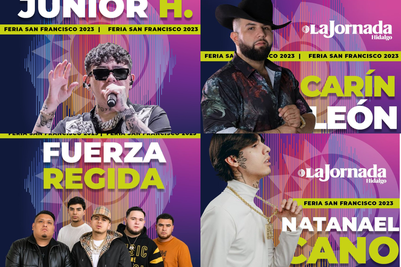 Los artistas del Spotify Wrapped 2023 que arrasaron en el Palenque de Pachuca