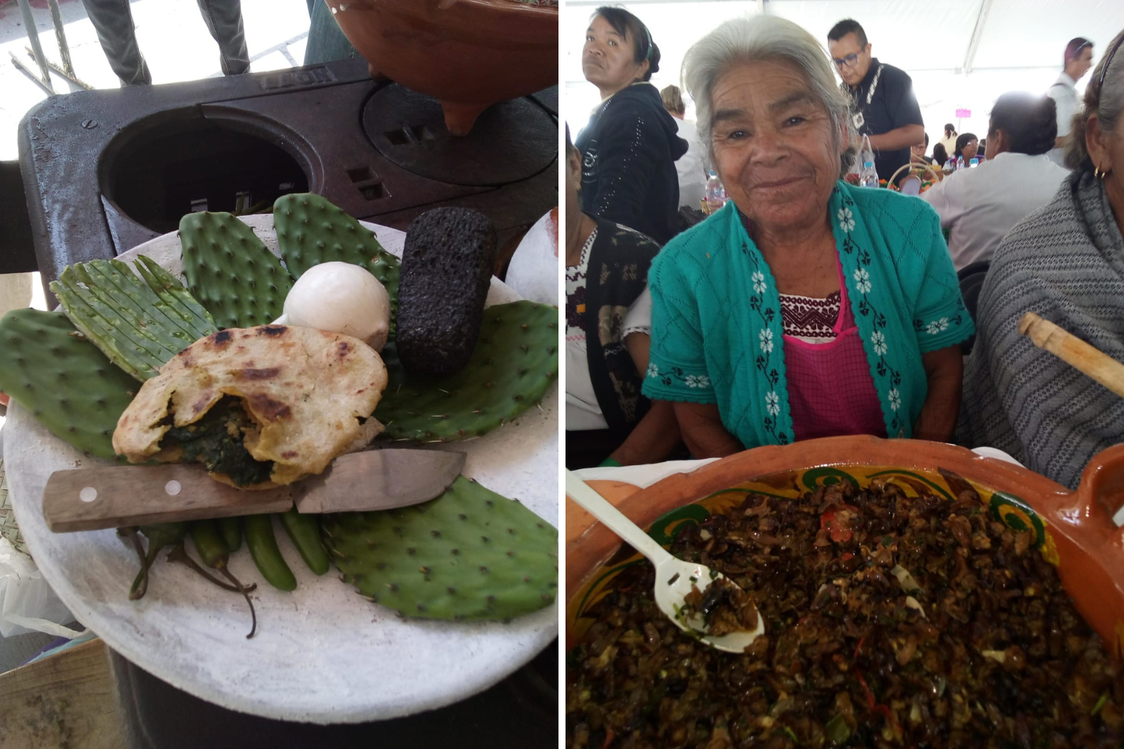 Celebran primer aniversario del Día de las Cocineras Tradicionales en Plaza Juárez