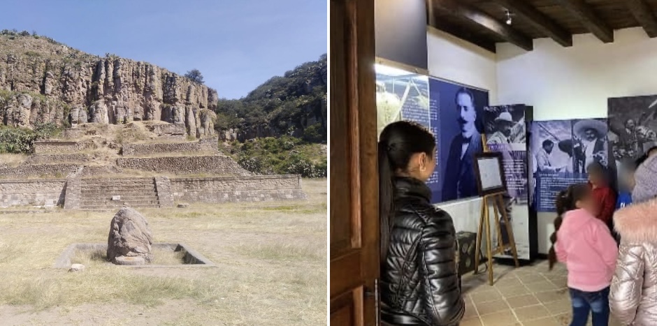 Zonas arqueológicas y museos en Hidalgo: visitas aumentaron 11% en 2023