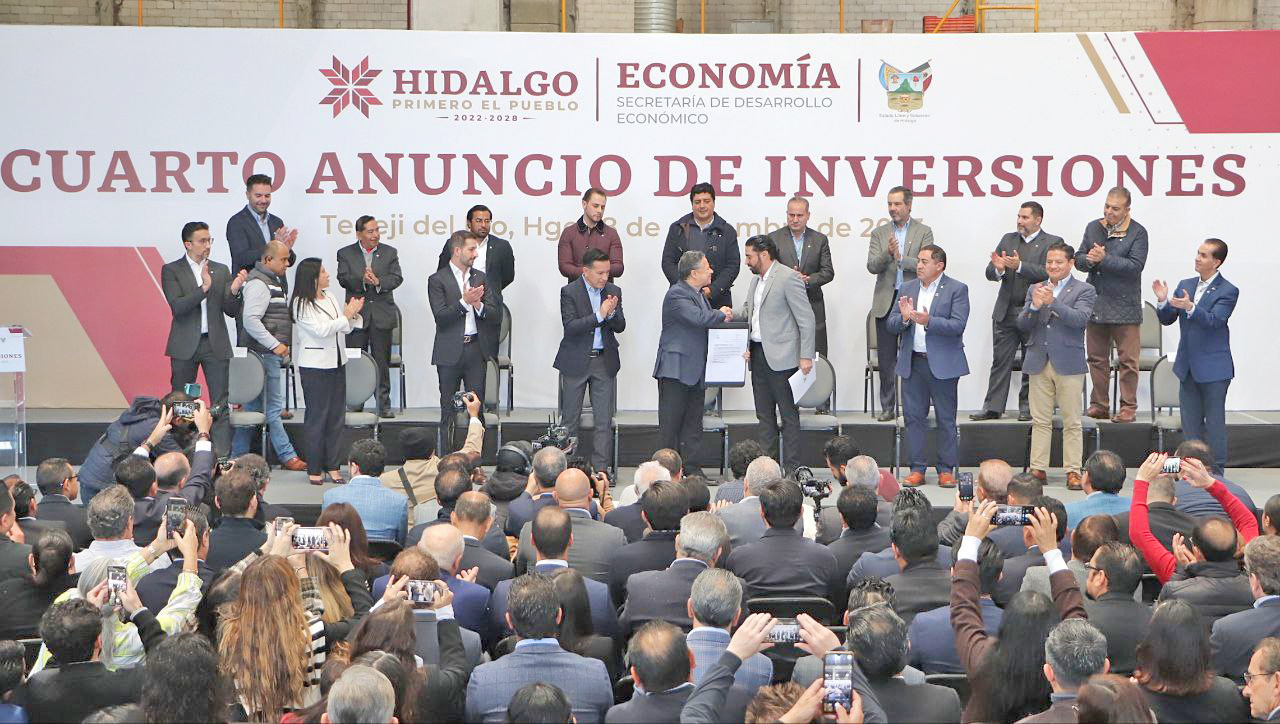 Actual administración suma más de 67 mmdp en nuevas inversiones en Hidalgo