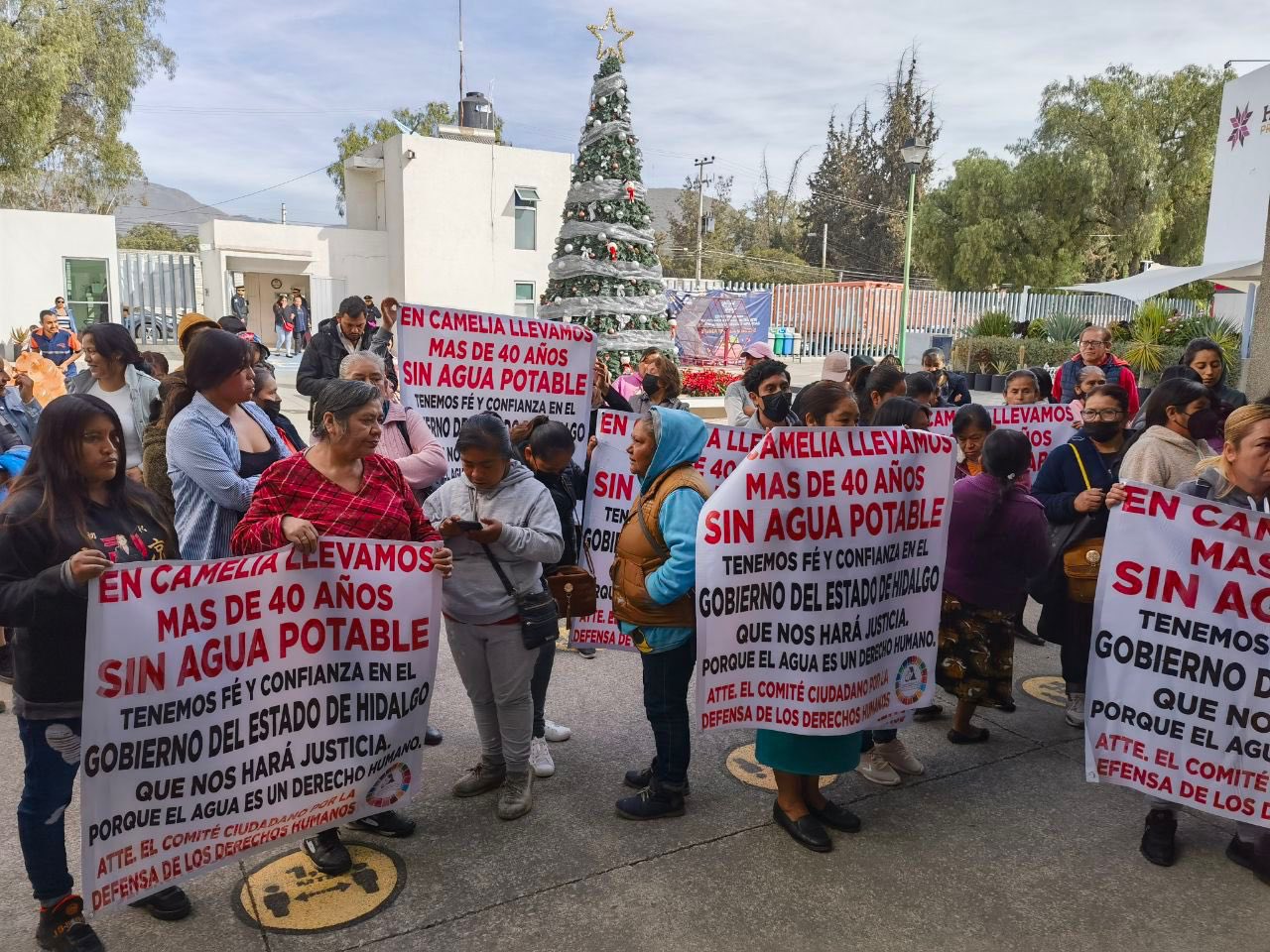 Pachuca: Realizarán mesas de trabajo en barrio La Camelia, tras manifestación en Caasim