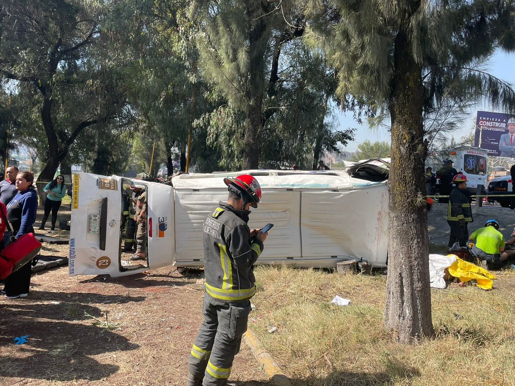 Accidente en la México-Pachuca deja un muerto y varios lesionados