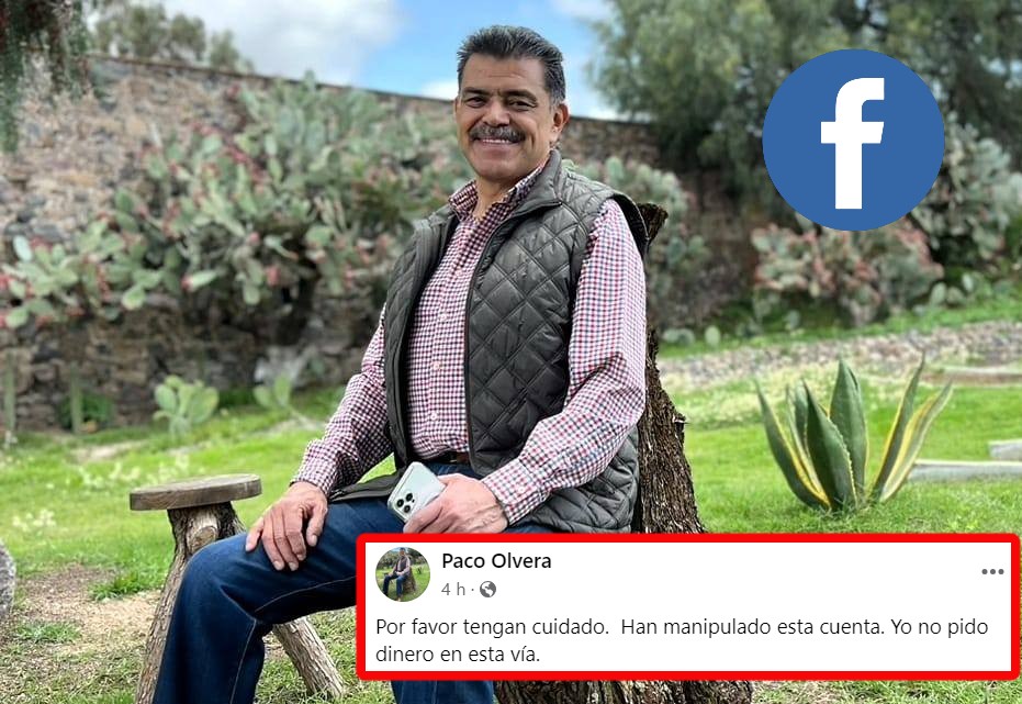 Facebook de Paco Olvera publica fotos íntimas de mujer; acusa manipulación de cuenta