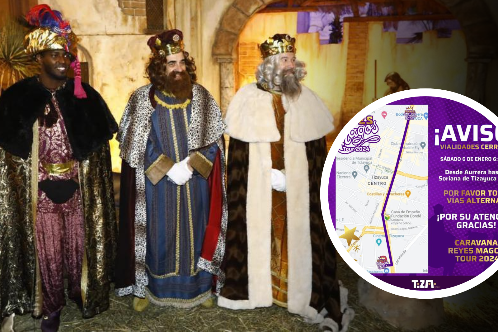 ¡Atención! Revisa que calles de Tizayuca serán cerradas por la Caravana de Reyes Magos