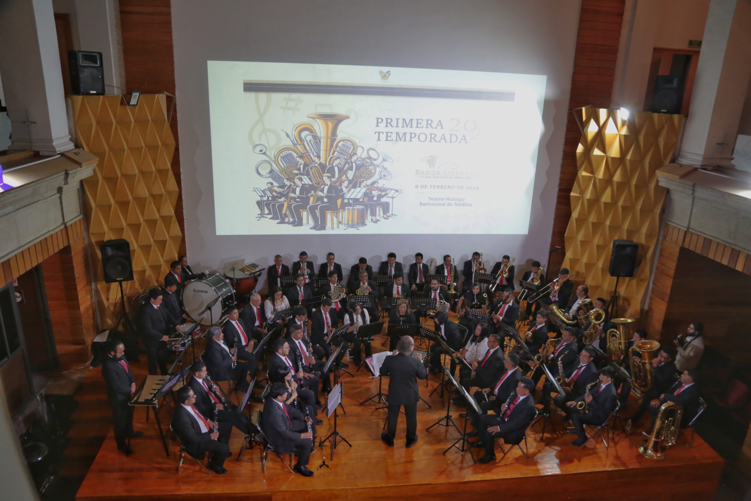 Banda Sinfónica de Hidalgo inició temporada de conciertos 2024