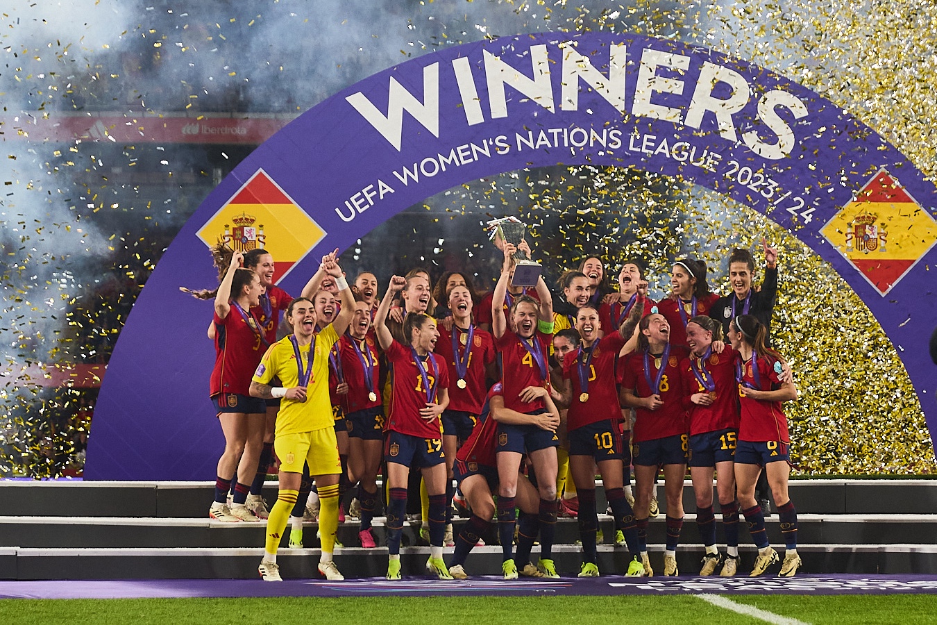 España, campeona de la Liga de Naciones femenil tras ganar 2-0 a Francia