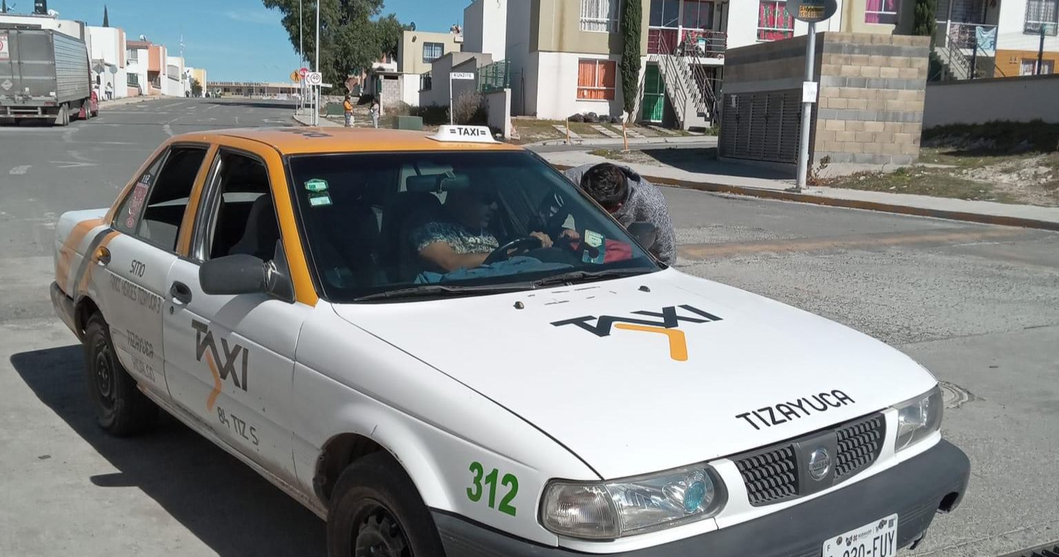 Tizayuca: transporte público suspendido por agresión a taxista