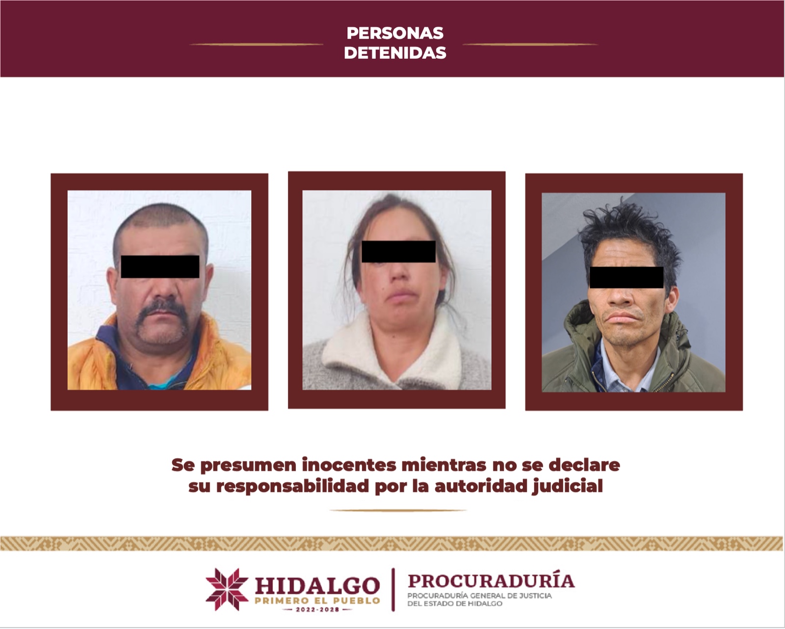 PGJEH desmantela dos narcolaboratorios y detiene a tres personas en Hidalgo