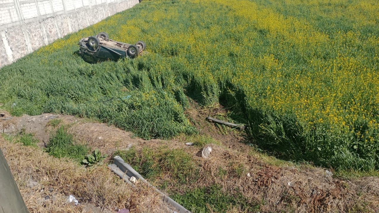 Accidente en carretera Tula-Refinería deja un herido grave