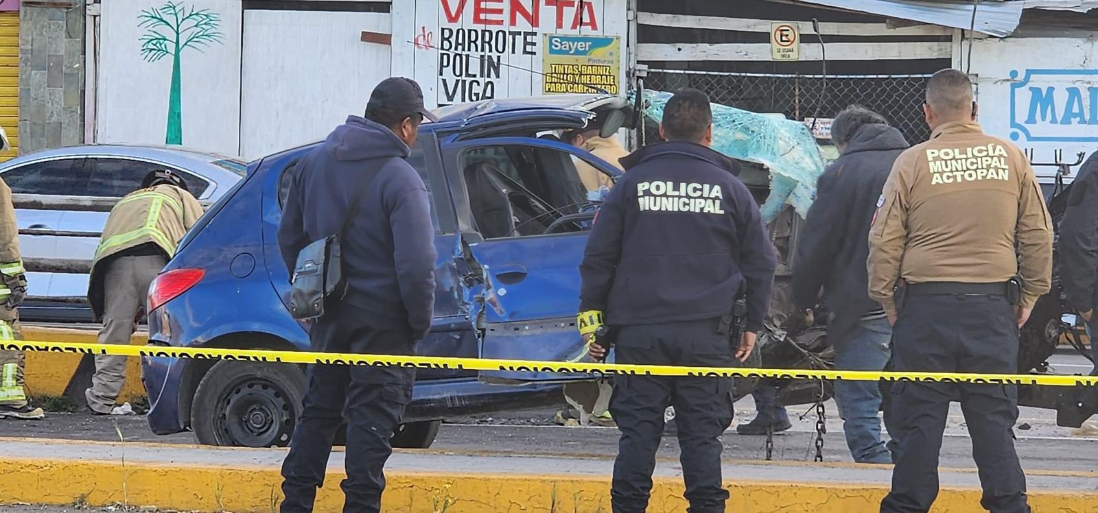 Choque mortal en Actopan: dos fallecidos y tres lesionados de gravedad