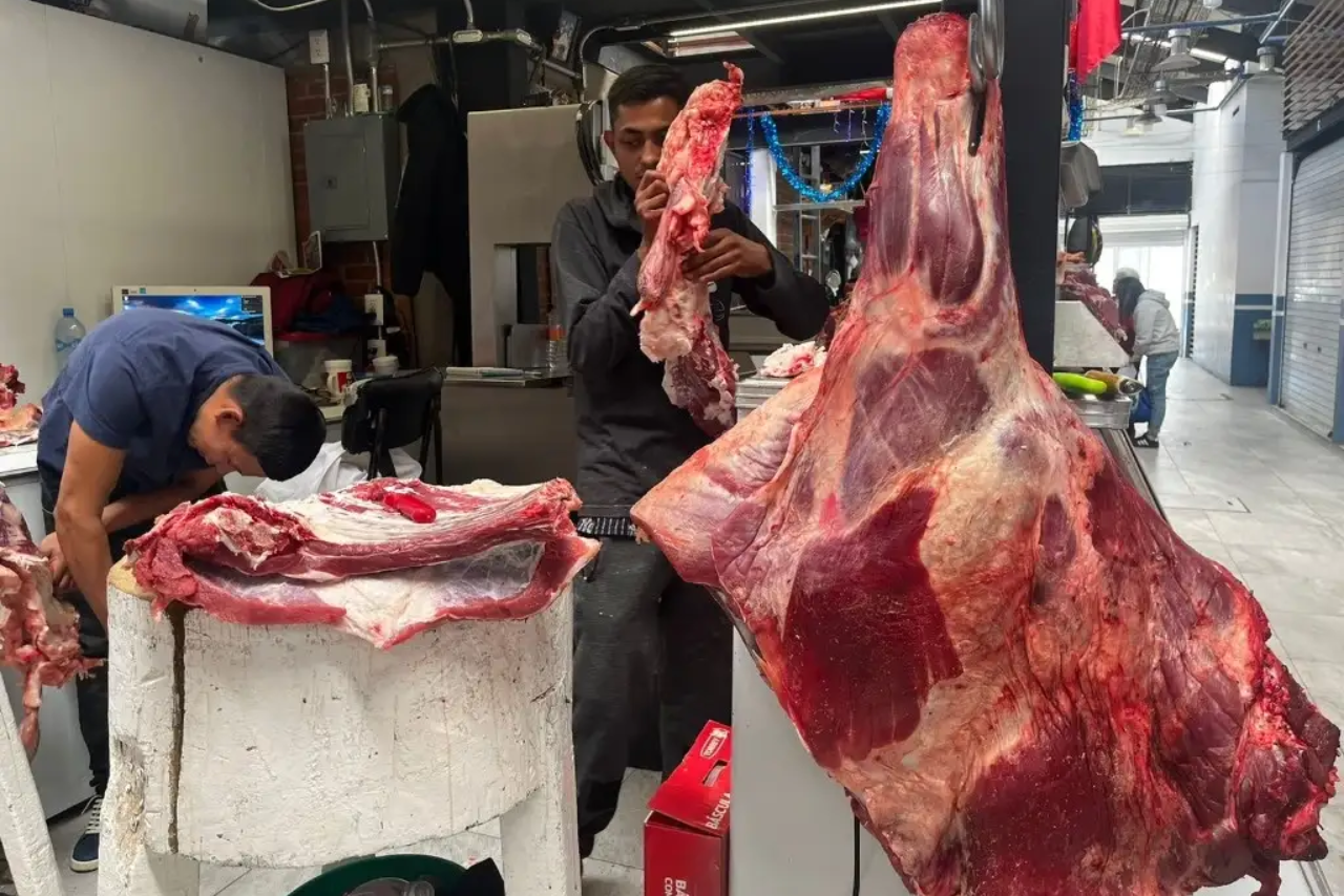 Foto de carne de res, como la que se rumoró intoxicada en Hidalgo.