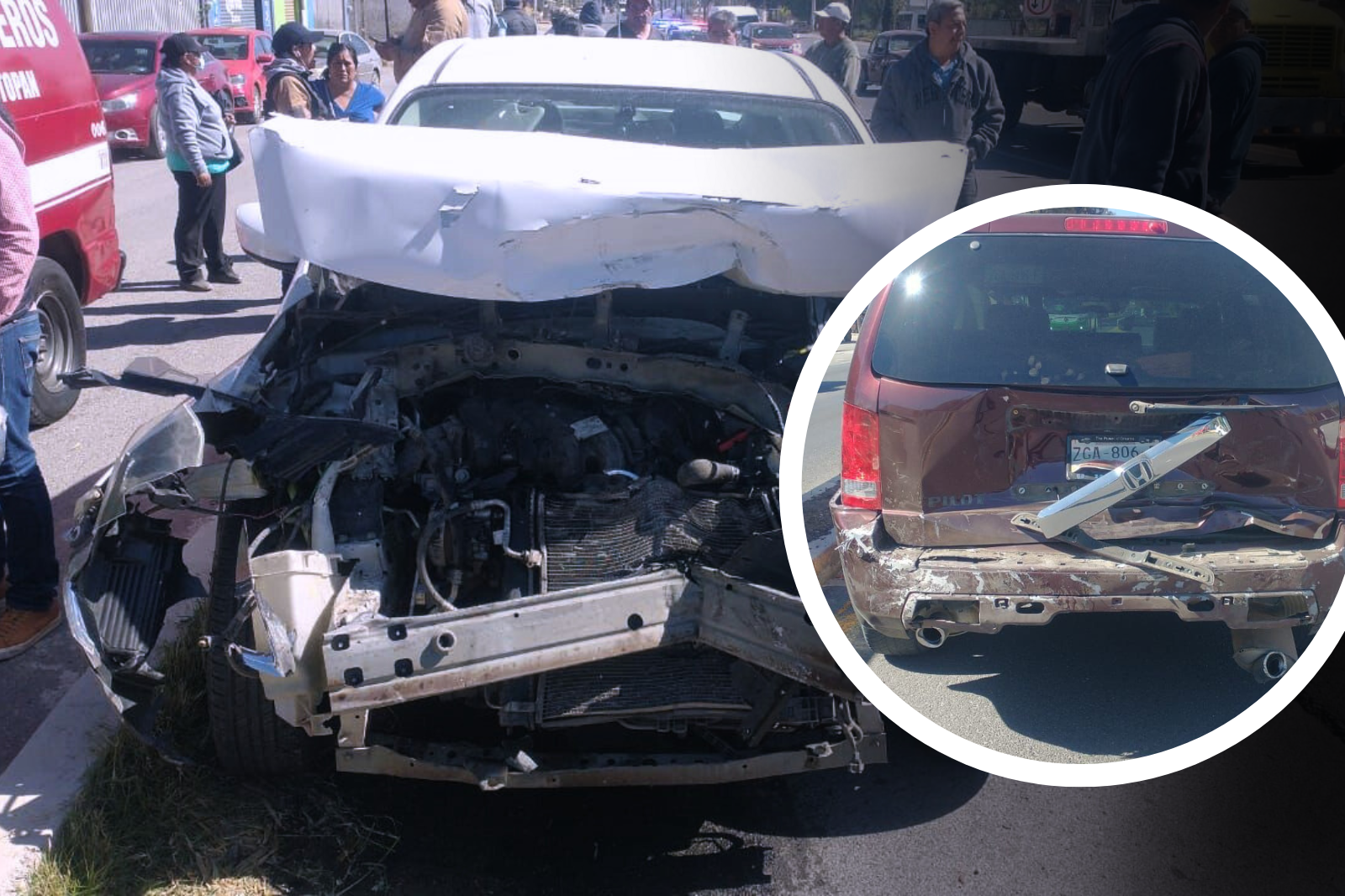 Accidente en carretera de Francisco I. Madero deja cuatro heridos