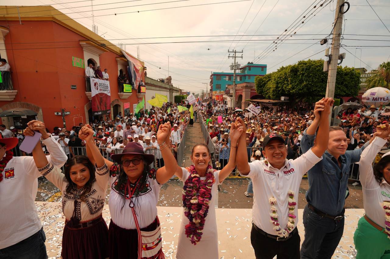 “No vamos a dejar solo a Oaxaca, vamos a poner nuestro corazón”: Claudia Sheinbaum