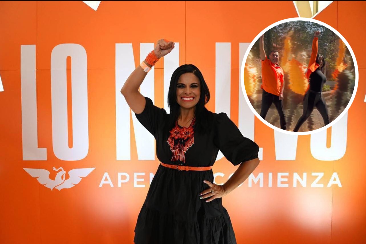 Adriana Flores arranca campaña rumbo al Senado al ritmo de “Movimiento Naranja”