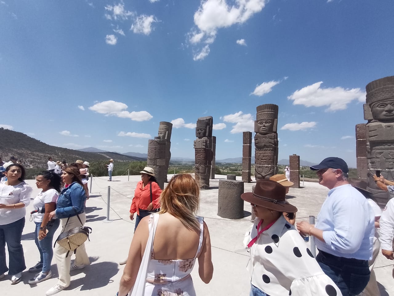 Zona Arqueológica de Tula: disminuyen turistas para equinoccio de primavera