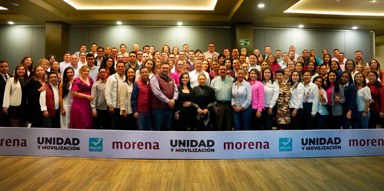 Morena presenta equipo cercano a la 4T y respaldado por el gobernador