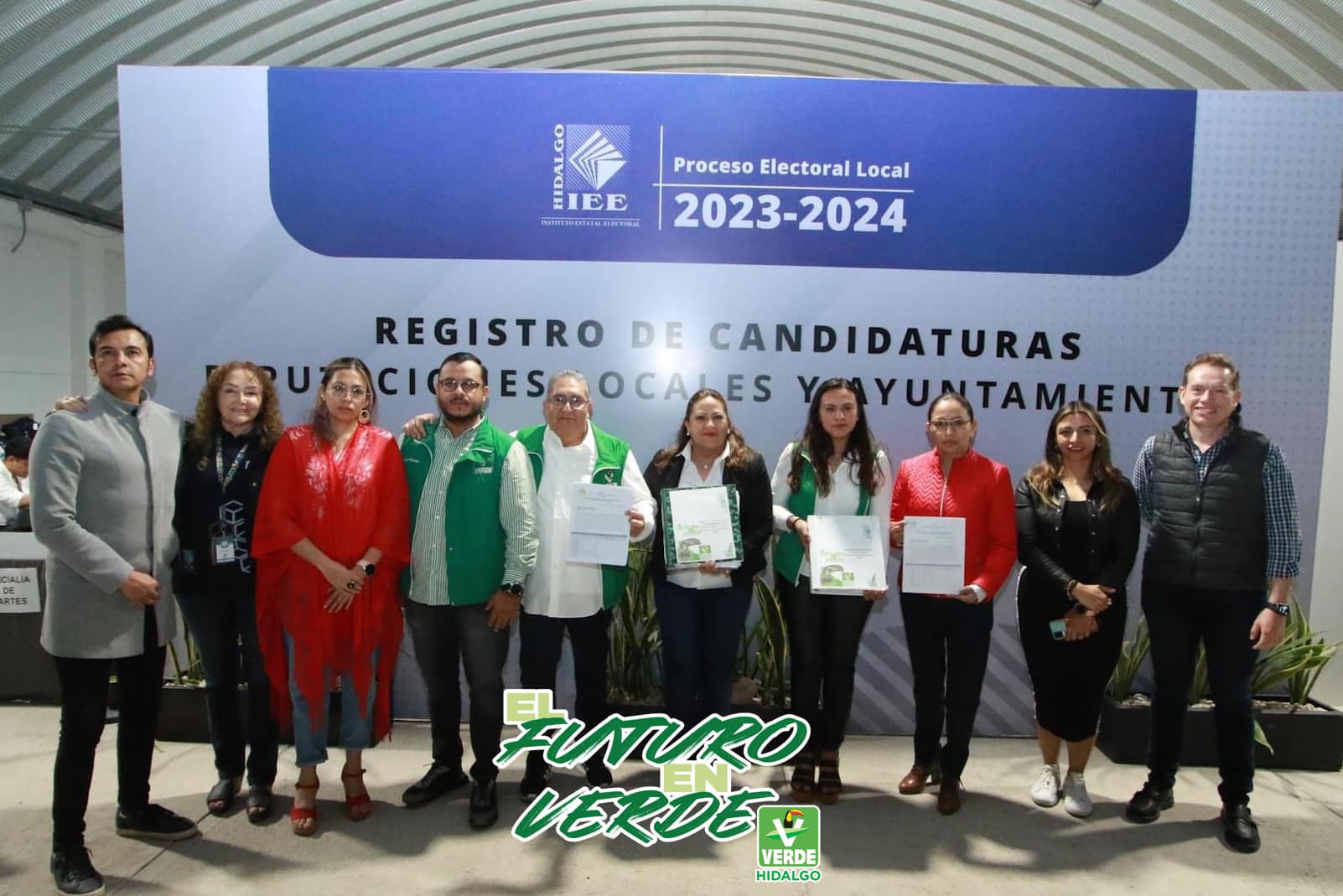 Partido Verde registra a candidatos para diputados locales