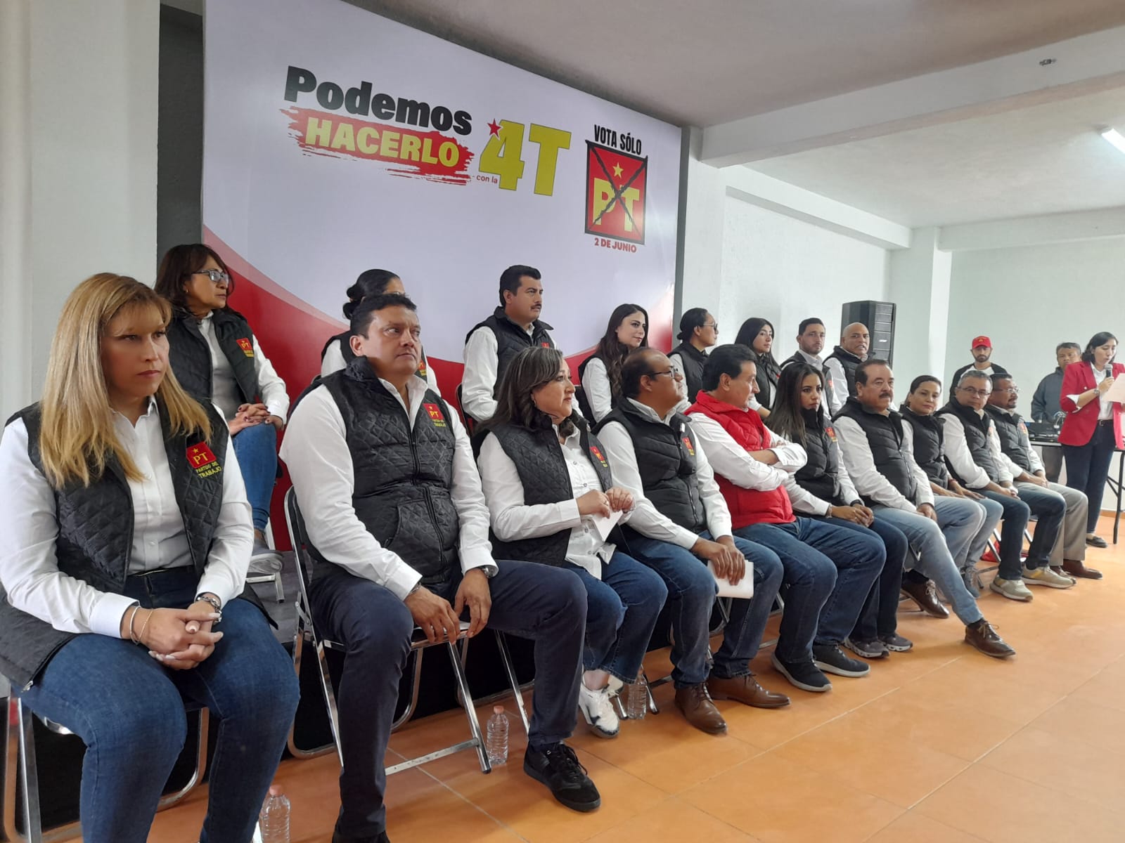 PT presenta sus candidaturas federales; anuncian a Sosa Castelán para el Senado