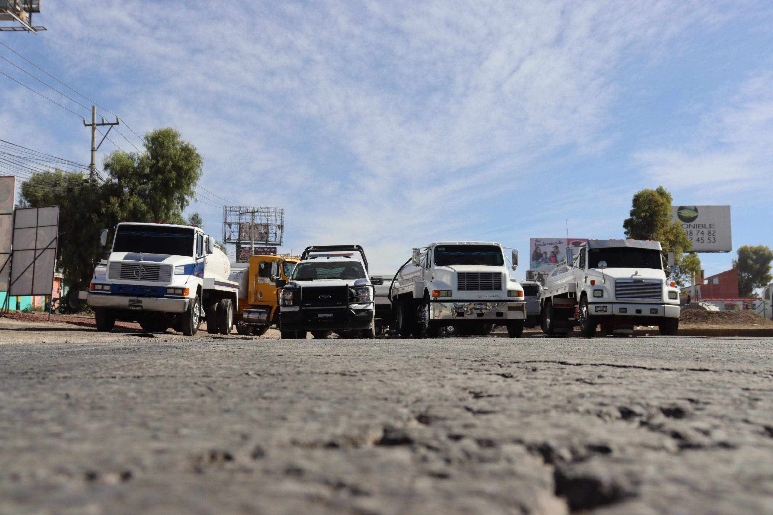 Autopista México-Pachuca: piperos realizan bloqueo a la altura de Téllez