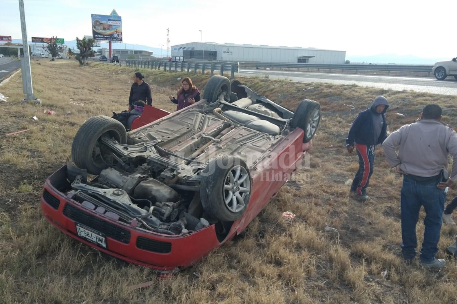 Accidente en la México-Pachuca: reportan dos lesionados