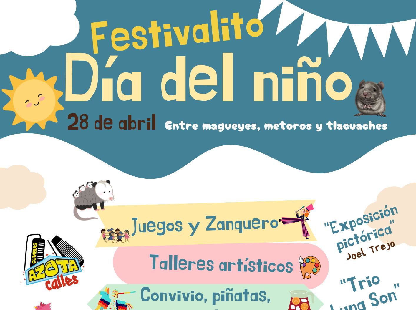 Epazoyucan: realizarán Festivalito artístico por el Día del Niño 2024