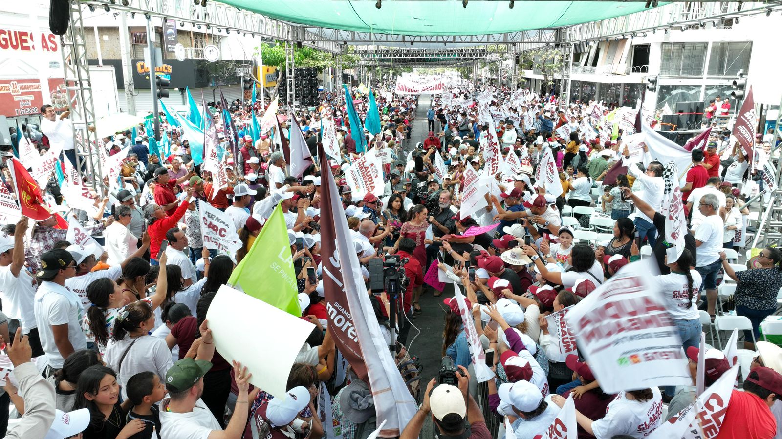 Claudia Sheinbaum promete apoyo al campo y rescate de trenes en Sinaloa